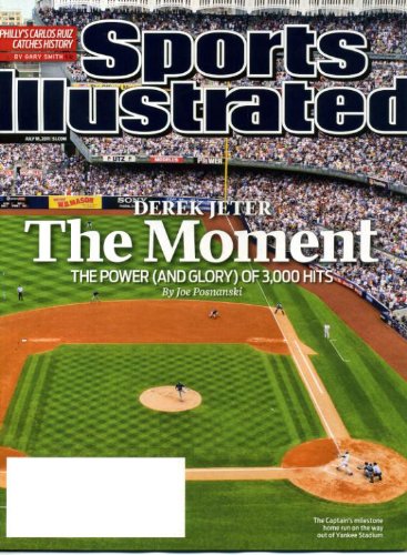 Sports Illustrated July 18 2011 Derek Jeter/New York Yankees on Cover (The Power and Glory of 3000 Hits), Carlos Ruiz/Philadelphia Phillies, Kyle Busch @ Kentucky Speedway