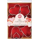 Wilton 7-Piece Metal Heart Cookie Cutter Set