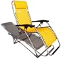 Strathwood Basics Anti-Gravity Adjustable Recliner Chair, Sunflower with Silver Frame