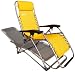 Strathwood Anti-Gravity Adjustable Recliner Chair, Sunflower with Silver Frame