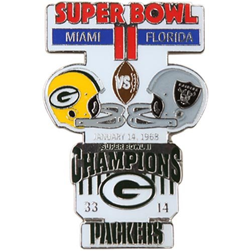 Green Bay Packers Super Bowl II Collectors Pin