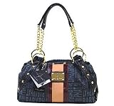 Baby Phat - Baby Phat Black & Brown Four Ring Sacthel Handbag