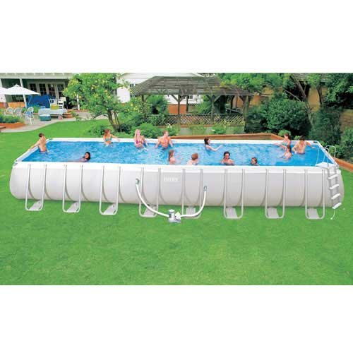 Intex Ultra Frame 18-by-9-Foot-by-52-Inch Rectangular Pool Set