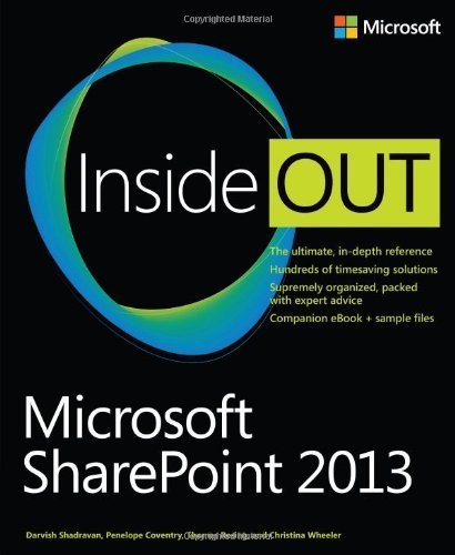 Microsoft SharePoint 2013 Inside Out 1st edition by Shadravan, Darvish, Coventry, Penelope, Resing, Thomas, Whee (2013) Paperback