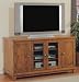 Antique Oak Wide Video Console By Powell Furniture