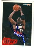 Jerome Kersey Autographed/Hand Signed Basketball Card (Portland Trail Blazers) 1993 Fleer #176