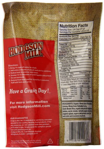 Hodgson Mill Quinoa and Brown Rice, Spicy, 5 Ounce (Pack of 6)