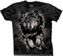 The Mountain Men's Breakthrough Wolf Short Sleeve Tee,Noir,Medium