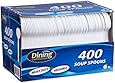 White Soup Spoons, 400 Count