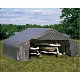 ShelterLogic 30Ft.W Peak Style Instant Garage - 32ft.L x 30ft.W x 16ft.H, Model# 86543