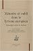 Mémoire et oubli dans le lyrisme européen : Hommage à John E. Jackson Mémoire et oubli dans le lyrisme européen : Hommage à John E. Jackson
