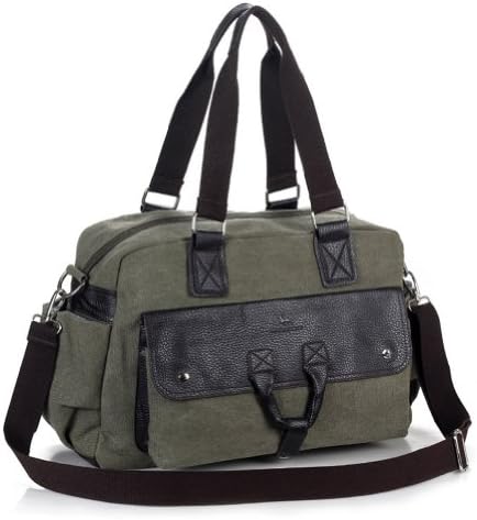 Cgecko 1059 Cotton Canvas Top Handle Travel Totes Luggage For Men