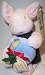 Classic Pooh Christmas Piglet by Gund 7