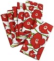 DII Field of Poppies Napkin, Set of 6