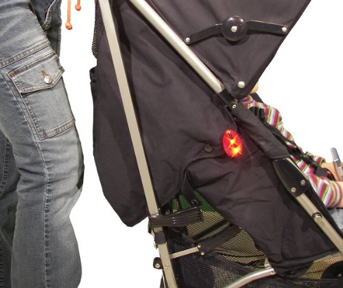 Imagen 2 de Sunshine Kids - Luz de seguridad para sillas de paseo o carritos (3 modos de intermitencia, funciona con pilas)
