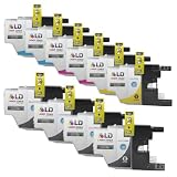 LD © Brother Compatible LC75 Bulk Set of 10 High Yield Ink Cartridges: 4 Black & 2 each of Cyan / Magenta / Yellow