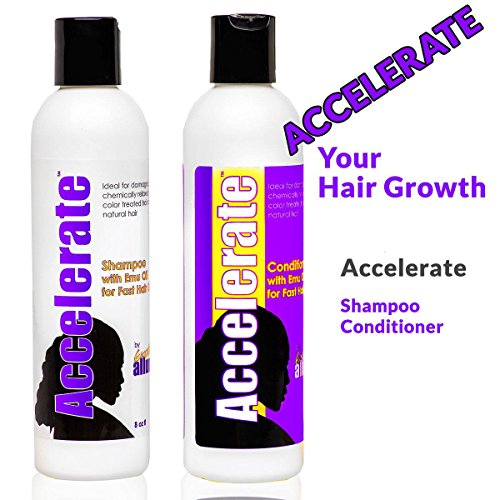 Accelerate Biotin Shampoo and Conditioner with He Shou Wu Extract and Emu Oil for Healthy Hair Growth Accelerate Biotin Shampoo and Conditioner with He Shou Wu Extract and Emu Oil for Healthy Hair Growth