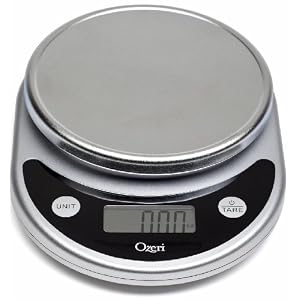 Ozeri Pronto Digital Multifunction Kitchen and Food Scale, in Elegant Black
