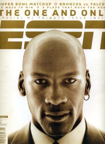 ESPN February 8 1999 Michael Jordan/Chicago Bulls on Cover, Special Michael Jordan Tribute Issue, Super Bowl XXXIII Matchup - Denver Broncos vs Atlanta Falcons