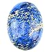 25x18mm Oval Cabochon CAB Flatback Semi-precious Gemstone Ring Face (Blue Sea Sediment Jasper)