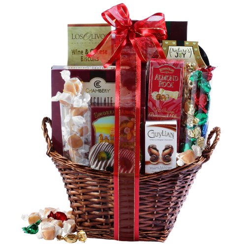 Broadway Basketeers Happy Birthday Kosher Gourmet Gift Basket (Medium