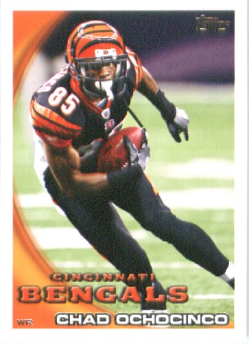 2010 Topps NFL Football Card # 210 Chad Ochocinco Johnson - Cincinnati Bengals - NFL Trading Card in a Protective ScrewDown Case!