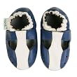 Momo Baby Soft Sole Baby Sandal Shoes - T-Strap Blue