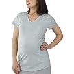 Liz L SS Vneck Core Tee - Kite Aqua