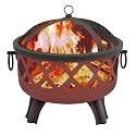 Landmann USA Garden Lights Sarasota Firepit Georgia Clay Finish