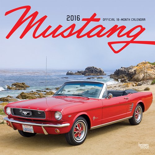Mustang 2016 Square 12x12 (ST-Red Foil)