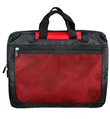 Red Network Slim Line Carrying Bag Case for Sony VAIO Duo 11 Ultrabook