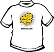 AN Deco Bubbles White T-Shirt XXL