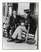 Historic Print (L): [Woodrow Wilson, full, seated, talking to unid. man, on porch of home, Sea Girt, N.J. No