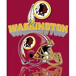Northwest Washington Redskins Gridiron Fleece Throw