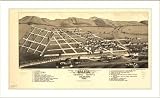 Historic Salida, Colorado, c. 1882 (S) Panoramic Map Poster Print Reprint Giclee