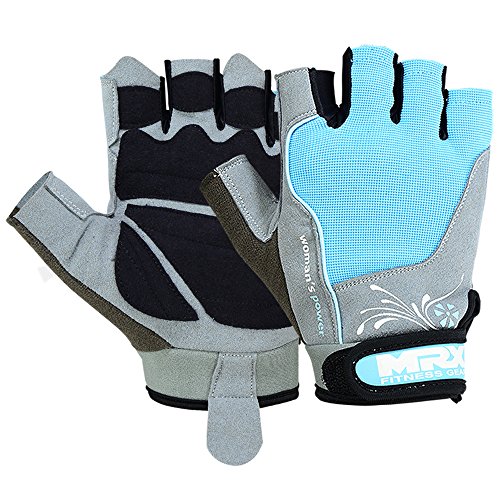 MRX Women's Weight Lifting Gloves Pro Series Blue