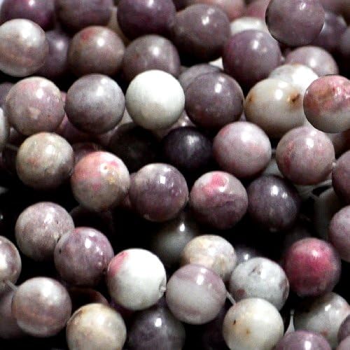 LEPIDOLITE 10MM ROUND GEMSTONE BEADS #2Z STRAND
