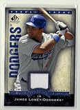 James Loney 2008 SP Legendary Cuts Destination Stardom Game Used Jersey Dodgers Baseball Card