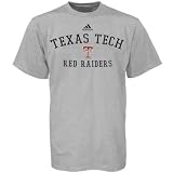Adidas Texas Tech Red Raiders Ash Practice T-shirt