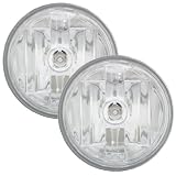 Adjure T40111 Clear Lens 4-1 2 Diamond Cut Ice Motorcycle Spotlight with H3 Bulb -... by Adjure