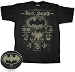 Batman the Dark Knight Sunday Headlines Black Mens T-shirt