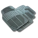 Rubber Queen 70504 4 Piece Vinyl Floor Mats - Gray
