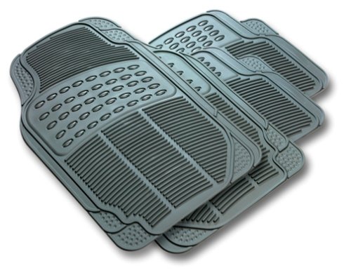 Rubber Queen 70504 4 Piece Vinyl Floor Mats - GrayB000CPZU1M : image