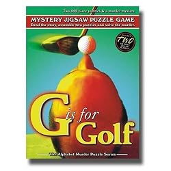 G is for Golf Mystery Jigsaw Puzzle by TDC (Includes 2 500-piece puzzles)