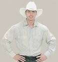 Striped Long Sleeve Men's Western Shirt