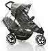 Phil & Teds Classic v2 Inline Baby Pushchair Package with Double Kit, Cocoon & Raincover (Black)