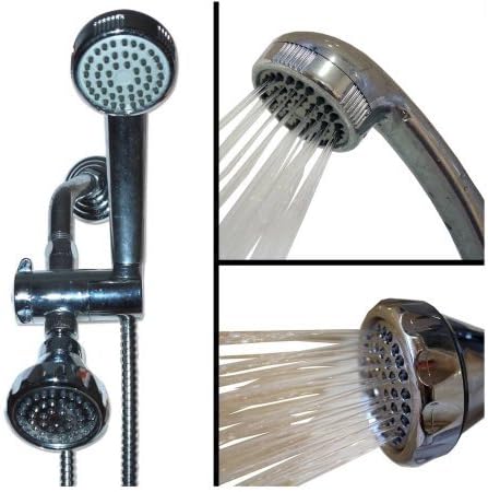 Sumbeam Chrome Shower Head and Massager Set