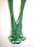 GREEN BEAD WITH FOOTBALL PENDANT DOZEN (12 necklaces) 33 inch 6X9MM OVAL 51xIhVSxzoL. SL160 GREEN BEAD WITH FOOTBALL PENDANT DOZEN (12 necklaces) 33 inch 6X9MM OVAL