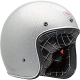 Bell Custom Silver Flake Open Face Helmet – Size : Small 500