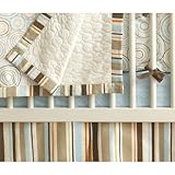 JJ Cole 4 Piece Crib Bedding Set in Blue Bullseye